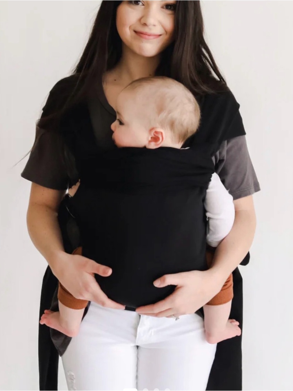 Lalabu Simple Wrap Carrier in black